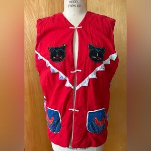 Handmade quilted vest size m